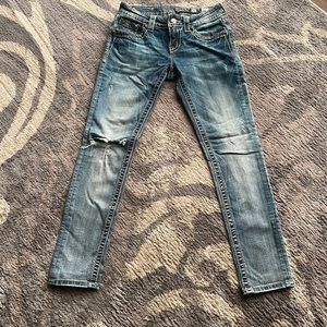 Juniors Miss Me Skinny Jeans size 26x28